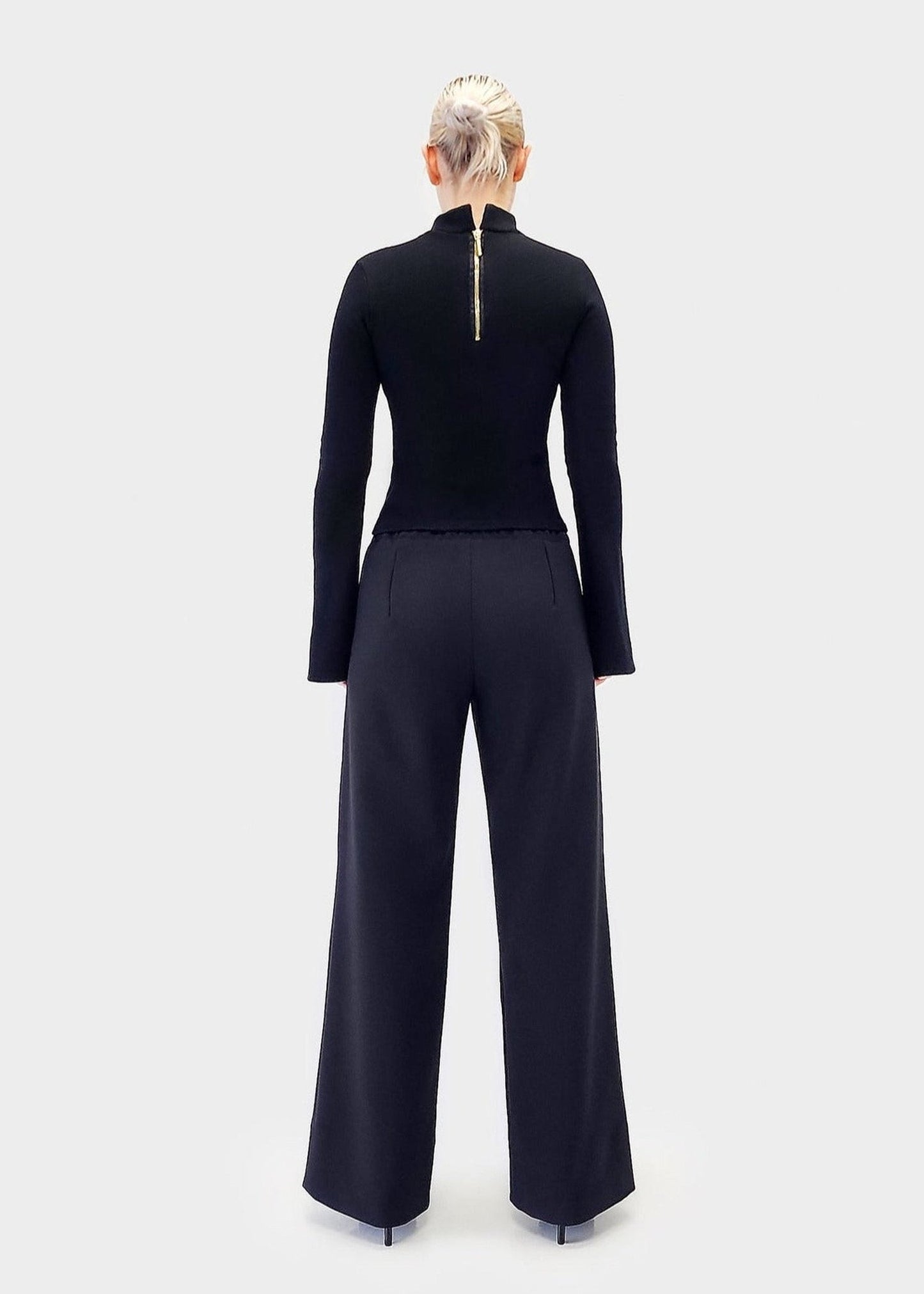 Liz Patch Pockets Straight Fit Trousers