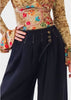 Tailored Waist Pleated Palazzo Pants - EB and Vory