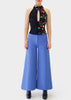 Jane Stretch Flare Side button Trousers