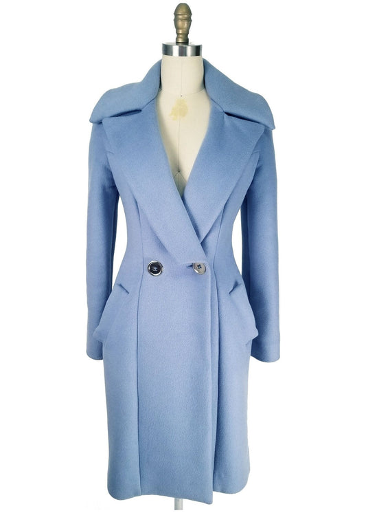 KATE DOUBLE BREASTED WOOL CASHMERE COAT